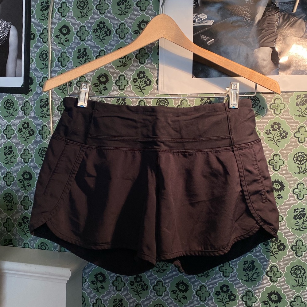 4” Lululemon shorts in black